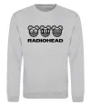 Світшот Radiohead logo Сірий меланж Світшот Radiohead logo Сірий меланж фото