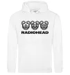 Женская толстовка (худи) Radiohead logo Белый фото
