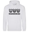 Женская толстовка (худи) Radiohead logo Серый меланж фото