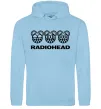 Жіноча толстовка (худі) Radiohead logo Блакитний фото