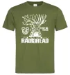 Мужская футболка Daily mail staircase Radiohead Оливковый фото