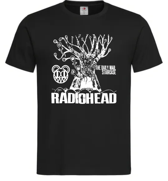 Мужская футболка Daily mail staircase Radiohead Черный фото