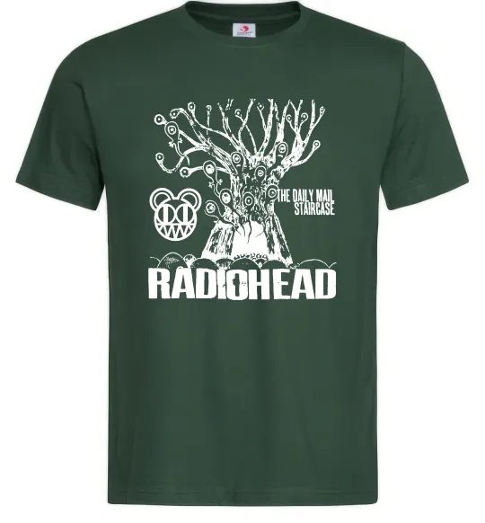 Мужская футболка Daily mail staircase Radiohead Темно-зеленый фото