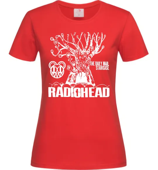 Жіноча футболка Daily mail staircase Radiohead Червоний фото