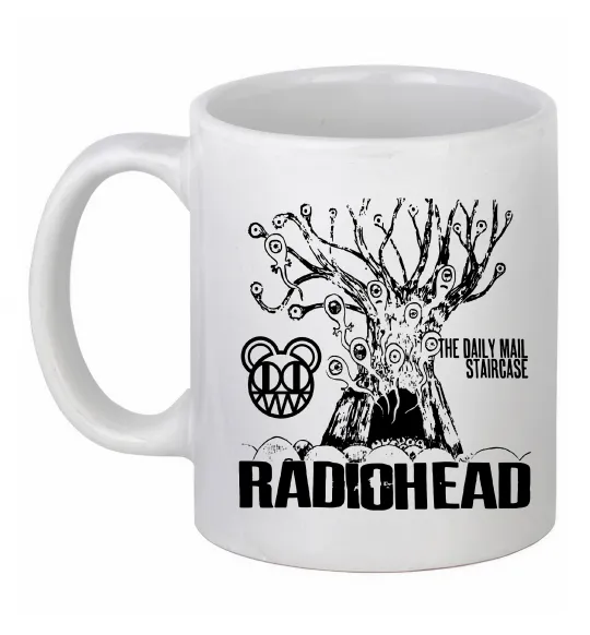 Чашка керамічна Daily mail staircase Radiohead Білий фото