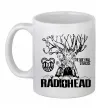 Чашка керамічна Daily mail staircase Radiohead Білий фото