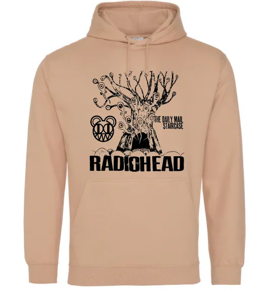 Чоловіча толстовка (худі) Daily mail staircase Radiohead Пісочний фото