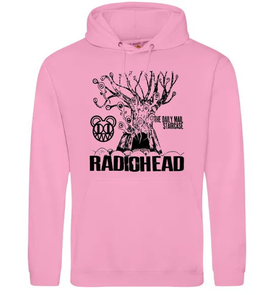 Жіноча толстовка (худі) Daily mail staircase Radiohead Рожевий фото