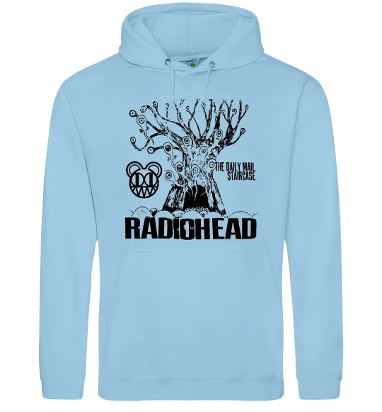 Жіноча толстовка (худі) Daily mail staircase Radiohead Блакитний фото