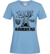 Жіноча футболка Daily mail staircase Radiohead Блакитний фото