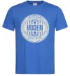 Мужская футболка Radiohead art Ярко-синий фото