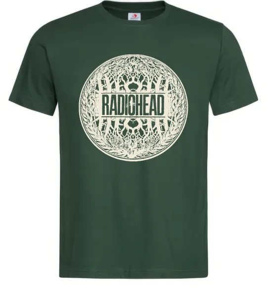 Мужская футболка Radiohead art Темно-зеленый фото