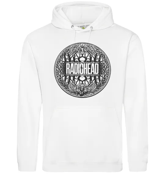 Чоловіча толстовка (худі) Radiohead art Білий фото