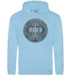 Чоловіча толстовка (худі) Radiohead art Блакитний фото