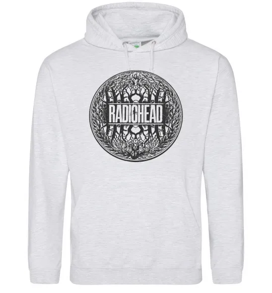 Женская толстовка (худи) Radiohead art Серый меланж фото