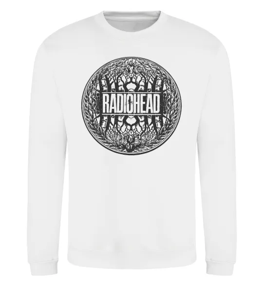 Світшот Radiohead art Білий фото