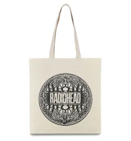 Эко-сумка Radiohead art Бежевый фото