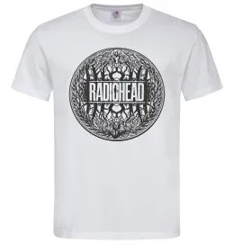 Чоловіча футболка Radiohead art Білий фото