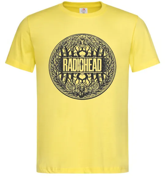 Мужская футболка Radiohead art Лимонный фото