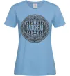 Жіноча футболка Radiohead art Блакитний фото