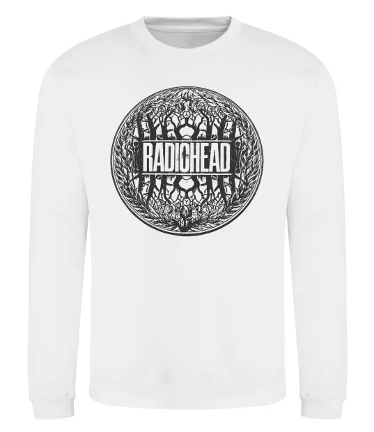 Світшот Radiohead art Білий фото