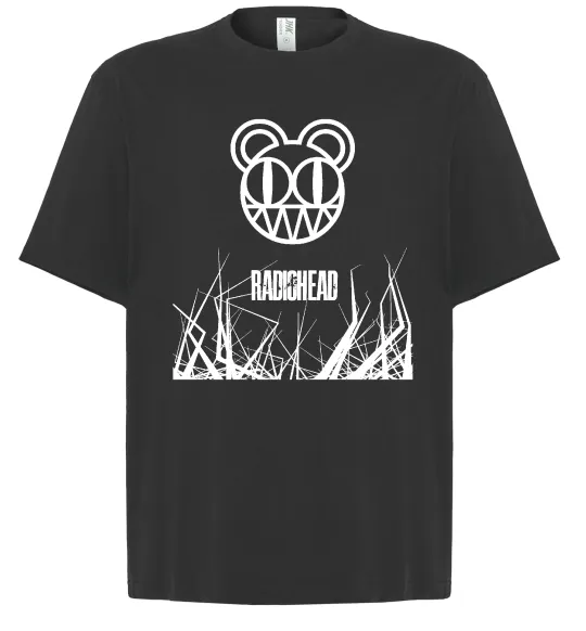 Футболка Оверсайз Radiohead Черный фото