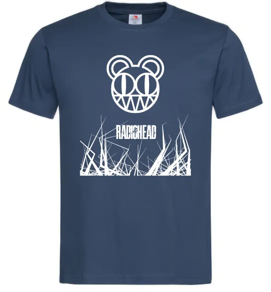 Мужская футболка Radiohead Темно-синий фото