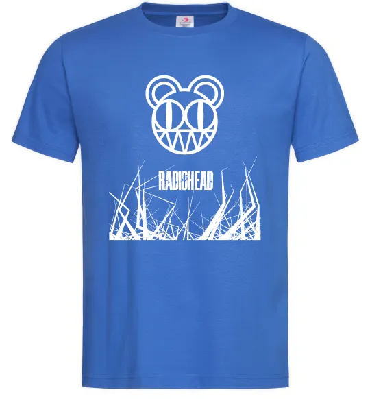 Мужская футболка Radiohead Ярко-синий фото