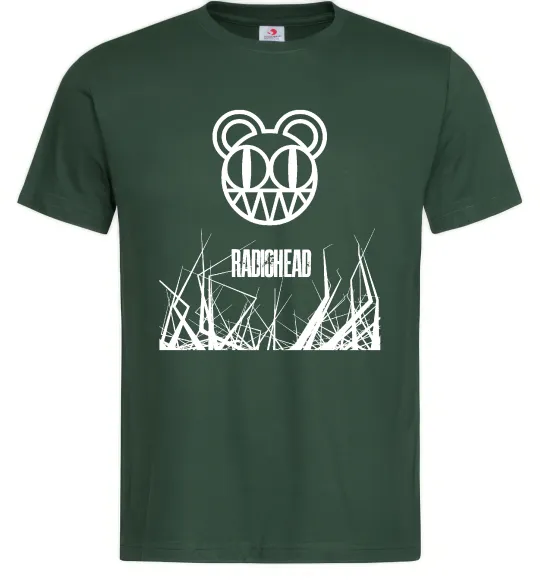 Мужская футболка Radiohead Темно-зеленый фото