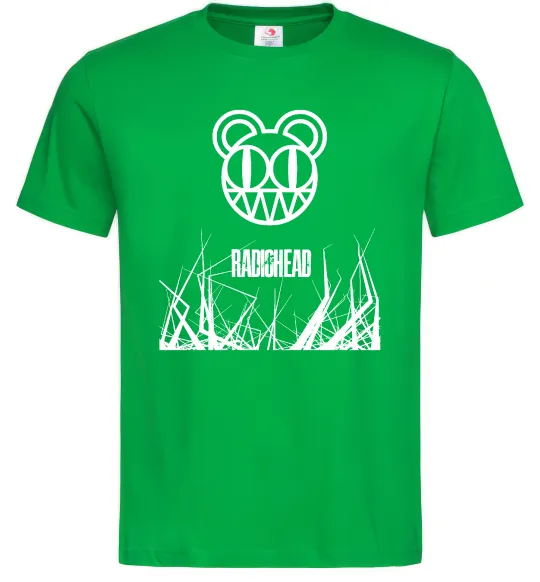 Мужская футболка Radiohead Зеленый фото