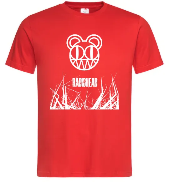 Мужская футболка Radiohead Красный фото