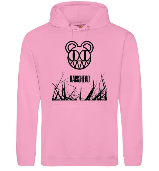 Чоловіча толстовка (худі) Radiohead Рожевий фото