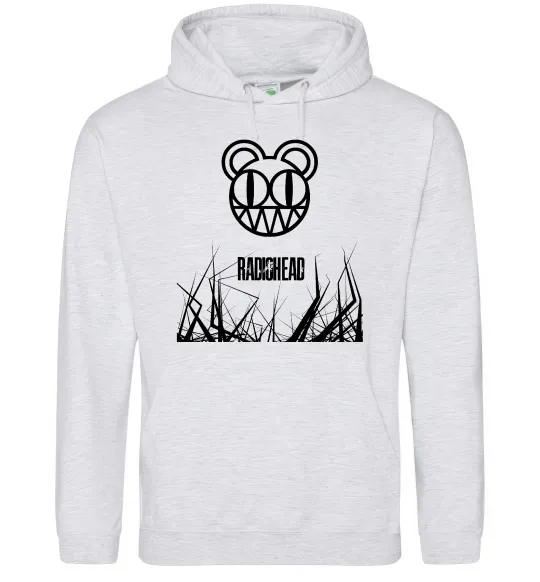 Женская толстовка (худи) Radiohead Серый меланж фото