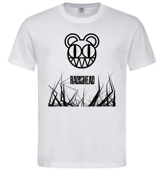 Мужская футболка Radiohead Белый фото