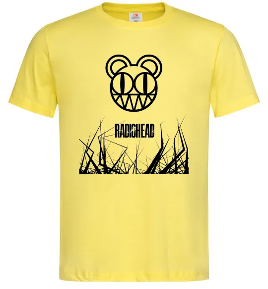 Мужская футболка Radiohead Лимонный фото