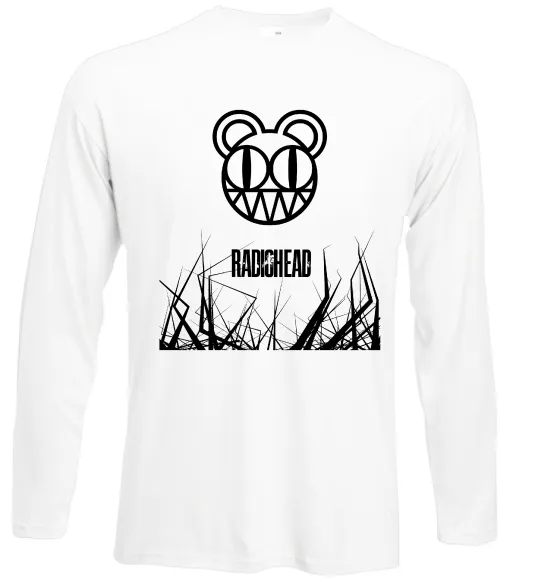 Лонгслив Radiohead Белый фото