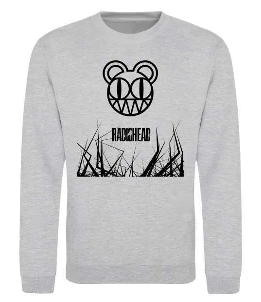 Світшот Radiohead Сірий меланж фото