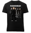 Чоловіча преміум футболка Radiohead band Чорний фото