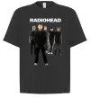 Футболка Оверсайз Radiohead band Черный фото