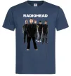 Чоловіча футболка Radiohead band Темно-синій фото