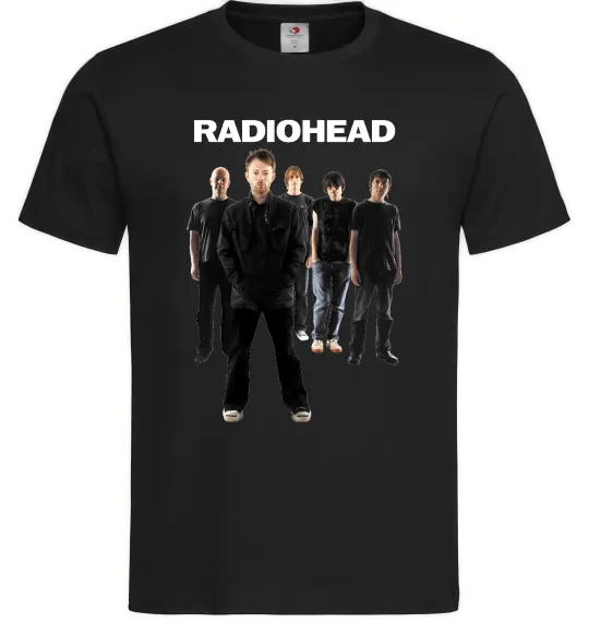 Чоловіча футболка Radiohead band Чорний фото