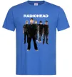 Чоловіча футболка Radiohead band Яскраво-синій фото
