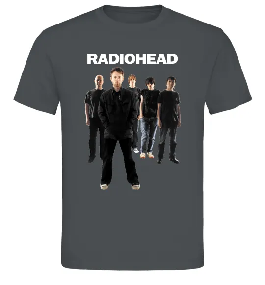 Чоловіча футболка Radiohead band Графіт фото