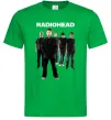 Чоловіча футболка Radiohead band Зелений фото
