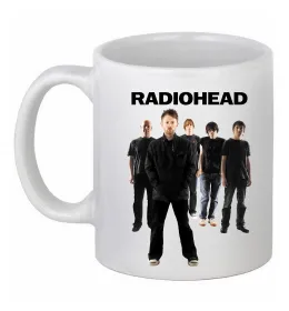 Чашка керамическая Radiohead band Белый фото