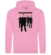 Чоловіча толстовка (худі) Radiohead band Рожевий фото