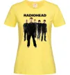 Жіноча футболка Radiohead band Лимонний фото