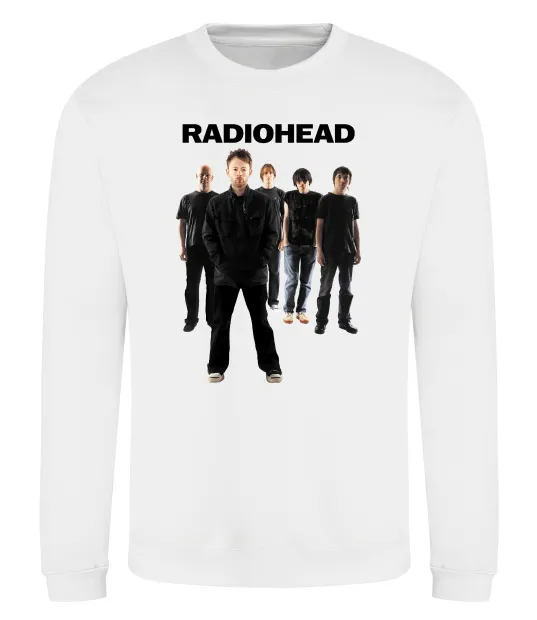 Світшот Radiohead band Білий фото