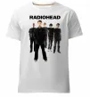 Чоловіча преміум футболка Radiohead band Білий фото