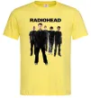 Чоловіча футболка Radiohead band Лимонний фото